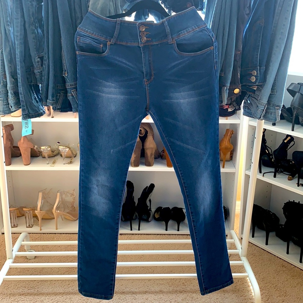 Size 13/14 Bamboo Dark Wash Denim Jeans